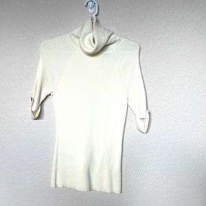 Cream turtleneck